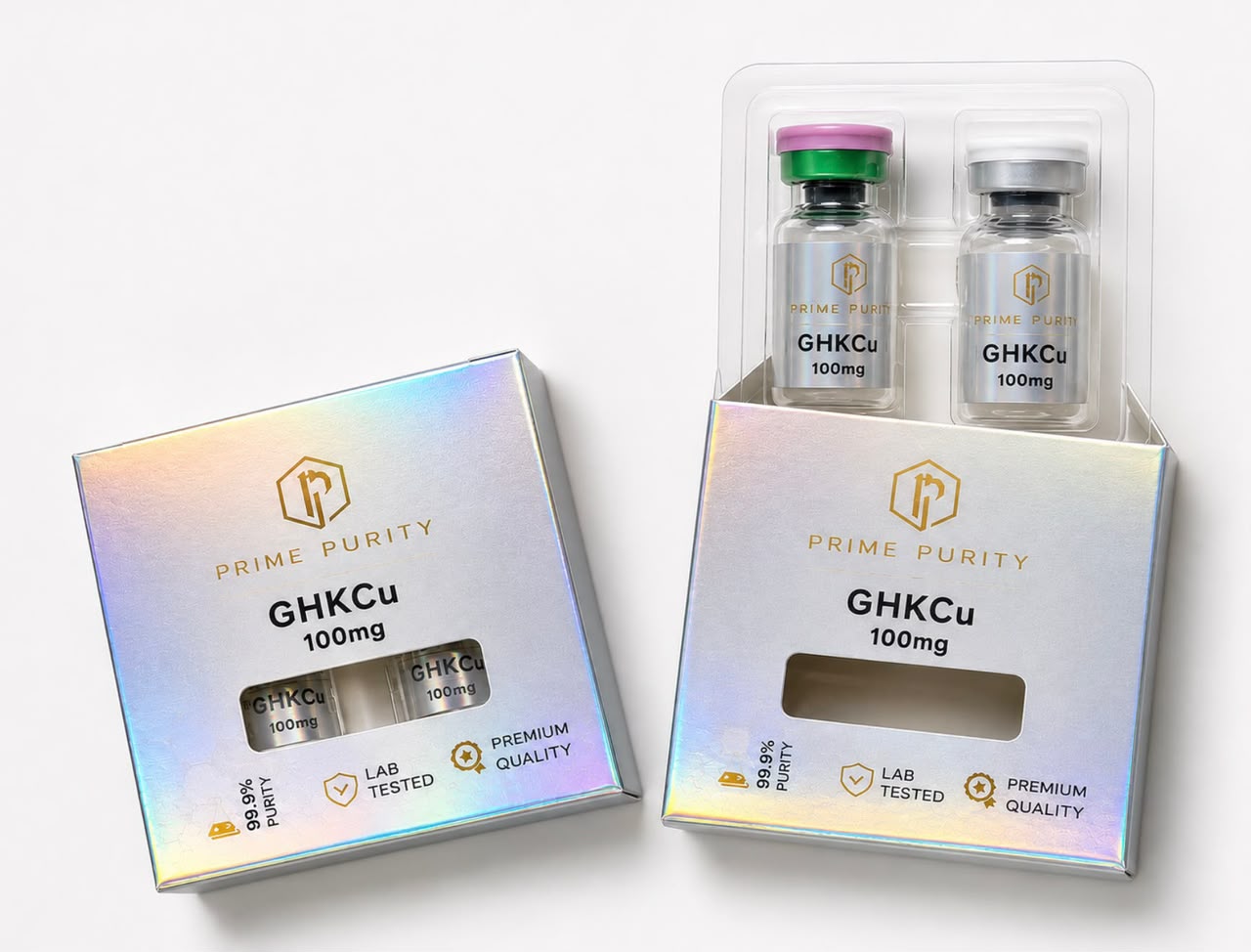 Prime Purity GHKCu 100mg packaging