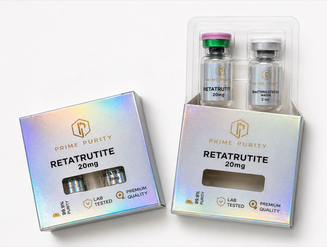 Prime Purity Retatrutite 20mg packaging